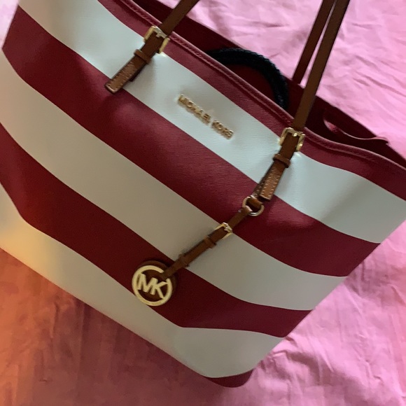 Michael Kors striped tote bag - Picture 3 of 4